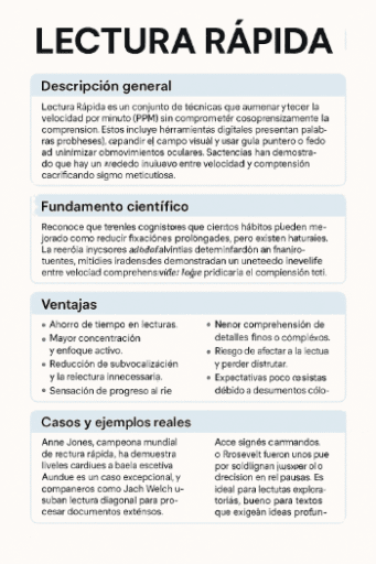 lectura rapida