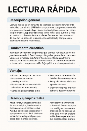 lectura rapida